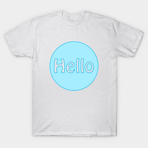 Hello T-Shirt by sarahnash